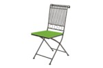 Perna scaun, Alcam, Verde, 40x42x3.5 cmStil: Clasic | Imprimeu: Uni | Forma: Patrat | Tip produs: Perna decorativa - imagine 3