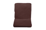 Perna scaun cu spatar, Alcam, Choco Lavanda, 90x44x3 cmStil: Floral | Imprimeu: Cu model | Forma: Dreptunghi | Tip produs: Perna scaun - imagine 2