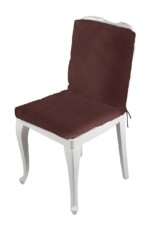 Perna scaun cu spatar, Alcam, Choco Lavanda, 90x44x3 cmStil: Floral | Imprimeu: Cu model | Forma: Dreptunghi | Tip produs: Perna scaun - imagine 4