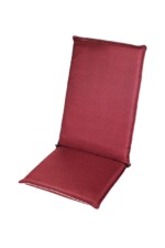 Perna scaun cu spatar, Alcam, De Luxe, Grena, 118x48x7 cmStil: Clasic | Imprimeu: Uni | Forma: Dreptunghi | Tip produs: Perna scaun
