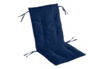 Perna scaun cu spatar Alcam, Midsummer, 105x48x3 cm, material impermeabil, AlbastruStil: Modern | Imprimeu: Uni | Forma: Dreptunghi | Tip produs: Perna scaun - imagine 2