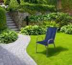 Perna scaun cu spatar Alcam, Midsummer, 105x48x3 cm, material impermeabil, AlbastruStil: Modern | Imprimeu: Uni | Forma: Dreptunghi | Tip produs: Perna scaun - imagine 3