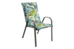 Perna scaun cu spatar Alcam, Midsummer, 105x48x3 cm, microfibra matlasta, JungleStil: Exotic | Imprimeu: Cu model | Forma: Dreptunghi | Tip produs: Perna scaun