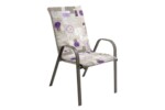Perna scaun cu spatar Alcam, Midsummer, 105x48x3 cm, microfibra matlasta, LavandaStil: Floral | Imprimeu: Cu model | Forma: Dreptunghi | Tip produs: Perna scaun
