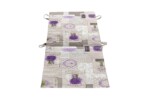 Perna scaun cu spatar Alcam, Midsummer, 105x48x3 cm, microfibra matlasta, LavandaStil: Floral | Imprimeu: Cu model | Forma: Dreptunghi | Tip produs: Perna scaun - imagine 3