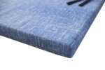 Perna scaun Fantezie Blue Black 39x39x3 cmStil: Clasic | Imprimeu: Uni | Tip produs: Perna scaun | Forma: Patrat - imagine 3