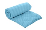 Pilota Alcam Damasc Bleu Ciel 140x200 cm, umplutura cu bambus, 300 g/mpCompozitie umplutura: Fibra bambus, fibra siliconica | Sezon: Toamna; Iarna | Densitate: 300 g/m² | Proprietati: Matlasata - imagine 2