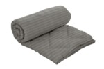 Pilota Alcam Damasc Grey 180x200 cm, umplutura cu bambus, 300 g/mpCompozitie umplutura: Fibra bambus, fibra siliconica | Sezon: Toamna; Iarna | Densitate: 300 g/m² | Proprietati: Matlasata - imagine 2