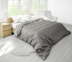 Pilota Alcam Damasc Grey 180x200 cm, umplutura cu bambus, 300 g/mpCompozitie umplutura: Fibra bambus, fibra siliconica | Sezon: Toamna; Iarna | Densitate: 300 g/m² | Proprietati: Matlasata