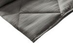 Pilota Alcam Damasc Grey 180x200 cm, umplutura cu bambus, 300 g/mpCompozitie umplutura: Fibra bambus, fibra siliconica | Sezon: Toamna; Iarna | Densitate: 300 g/m² | Proprietati: Matlasata - imagine 3