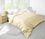 Pilota Alcam Damasc Ivoire 140x200 cm, umplutura cu bambus, 300 g/mpCompozitie umplutura: Fibra bambus, fibra siliconica | Sezon: Toamna; Iarna | Densitate: 300 g/m² | Proprietati: Matlasata