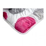 Pilota Alcam Sweet Dots microfibra matlasata, 200x220 cm, 250g/mpCompozitie umplutura: Fibra siliconica | Sezon: 4 anotimpuri | Proprietati: Matlasata | Densitate: 250 g/m² - imagine 3