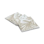 Prosop de plaja Floral Luxury, L'appartement, 100x180 cm, bumbac, 460 gsm, maro deschisImprimeu: Cu model | Tip produs: Prosop de plaja