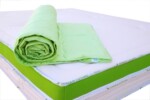 Protectie de saltea Nature 140x200 cm Verde - BambusCompozitie umplutura: Fibra bambus | Proprietati: Bambus