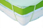 Protecție de saltea Nature 160x200 cm Verde - BambusCompozitie umplutura: Fibra bambus | Proprietati: Bambus - imagine 2