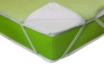Protectie saltea impermeabila Nature Bamboo Kids 60x120 cm, VerdeCompozitie umplutura: Fibra bambus | Tip: Protectie saltea copii - imagine 2