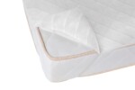 Protecție saltea Alcam din microfibră matlasată 140x200 cmDensitate: 100 g/m² | Compozitie umplutura: Fibre siliconice - imagine 2