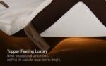 Saltea Feeling Luxury Brown 200x200 cm, H 30 cm, Multipocket, LatexTip: Arcuri Pocket; Latex; | Nivel fermitate: Medie | Proprietati: Bambus | Garantie: 10 ani | Greutate maxima recomandata/persoana - kg: 150 | Fermitate: Medie - imagine 11