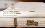 Saltea Feeling Luxury Brown 200x200 cm, H 30 cm, Multipocket, LatexTip: Arcuri Pocket; Latex; | Nivel fermitate: Medie | Proprietati: Bambus | Garantie: 10 ani | Greutate maxima recomandata/persoana - kg: 150 | Fermitate: Medie - imagine 10