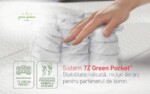 Saltea Green Future Hotel Line Memory Pocket 7 Zone 140x200x25 cmTip: Arcuri Pocket; Memory | Nivel fermitate: Medie | Greutate maxima recomandata/persoana - kg: 130 | Garantie: 5 ani - imagine 8