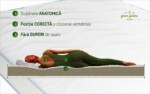 Saltea Ortopedica Green Future Blue Line 80x200 cm, H 18 cmTip: Spuma poliuretanica | Nivel fermitate: Medie | Garantie: 3 Ani | Greutate maxima recomandata/persoana - kg: 100 - imagine 4