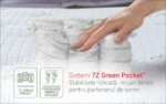 Saltea Ortopedica, Hipoalergenica, Premium Bamboo Memory Latex, 140x200 cm, H 26 cm, Arcuri Pocket, 7 Zone de ConfortTip: Arcuri Pocket; Latex; Memory | Garantie: 7 ani | Greutate maxima recomandata/persoana - kg: 130 | Fermitate: Medie - imagine 6