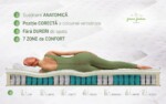 Saltea ortopedica Hotel Line Deluxe Memory Pocket 160x200 cm, H 30 cmNivel fermitate: Medie | Tip: Arcuri Pocket; Memory | Garantie: 5 ani | Greutate maxima recomandata/persoana - kg: 130 - imagine 4