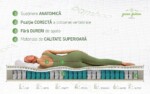 Saltea Premium Organic Cotton Pocket Memory 7 Zone de Confort 120x200 cm, H 26 cmTip: Arcuri Pocket; Memory | Nivel fermitate: Medie | Garantie: 7 ani | Greutate maxima recomandata/persoana - kg: 150 - imagine 4