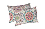 Set 2 perne Kantha, microfibra matlasata Alcam, 50x70 cmCompozitie umplutura: Fibre sintetice | Nivel fermitate: Medie | Proprietati: Lavabila