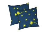Set 2 perne Moon Night, microfibra matlasata Alcam, 70x70 cmCompozitie umplutura: Fibre sintetice | Nivel fermitate: Medie | Proprietati: Lavabila