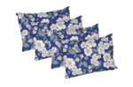 Set 4 perne Daisy, microfibra matlasata Alcam, 50x70 cmCompozitie umplutura: Fibre sintetice | Nivel fermitate: Medie | Proprietati: Lavabila