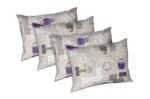 Set 4 perne Lavanda, microfibra matlasata Alcam, 50x70 cmCompozitie umplutura: Fibre sintetice | Nivel fermitate: Medie | Proprietati: Lavabila
