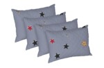 Set 4 perne Night, microfibra matlasata, 50x70 cmCompozitie umplutura: Fibre sintetice | Nivel fermitate: Medie | Proprietati: Lavabila