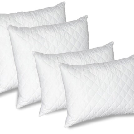 Set Alcam, 2 perne microfibra 50x70 cm, 2 perne microfibra 70x70 cm