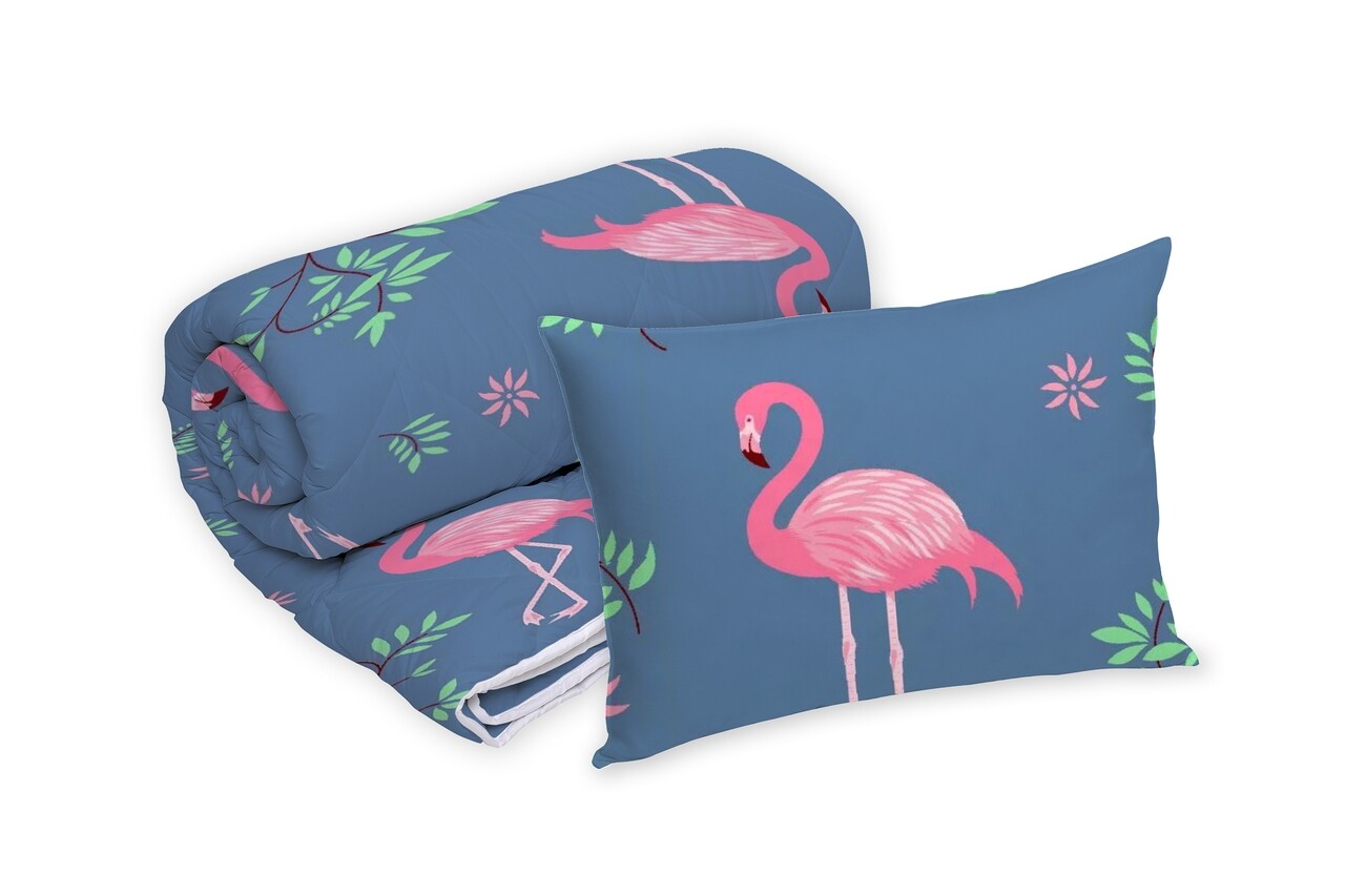 l-set-alcam-perna-microfibra-50x70-cm-si-pilota-matlasata-140x200-cm-pink-flamingo Set Alcam perna microfibra 50x70 cm si pilota matlasata 140x200 cm, Pink Flamingo - imagine 1