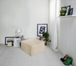 Taburet Urban Living, 63x36x63 cm, BejGarantie: 2 ani | Compozitie umplutura: Spuma poliuretanica | Tip: Extensibila | Forma: Standard | Numar locuri: 1