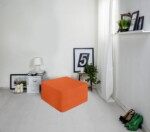Taburet Urban Living, 63x36x63 cm, OrangeGarantie: 2 ani | Compozitie umplutura: Spuma poliuretanica | Tip: Extensibila | Forma: Standard | Numar locuri: 1