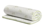 Topper saltea Eucalyptus Confort, 7 zone, 120x200 cm, H 5 cmGreutate maxima recomandata/persoana - kg: 100 | Nivel fermitate: Medie | Proprietati: Eucalypt | Tip: Spuma poliuretanica | Garantie: 2 ani