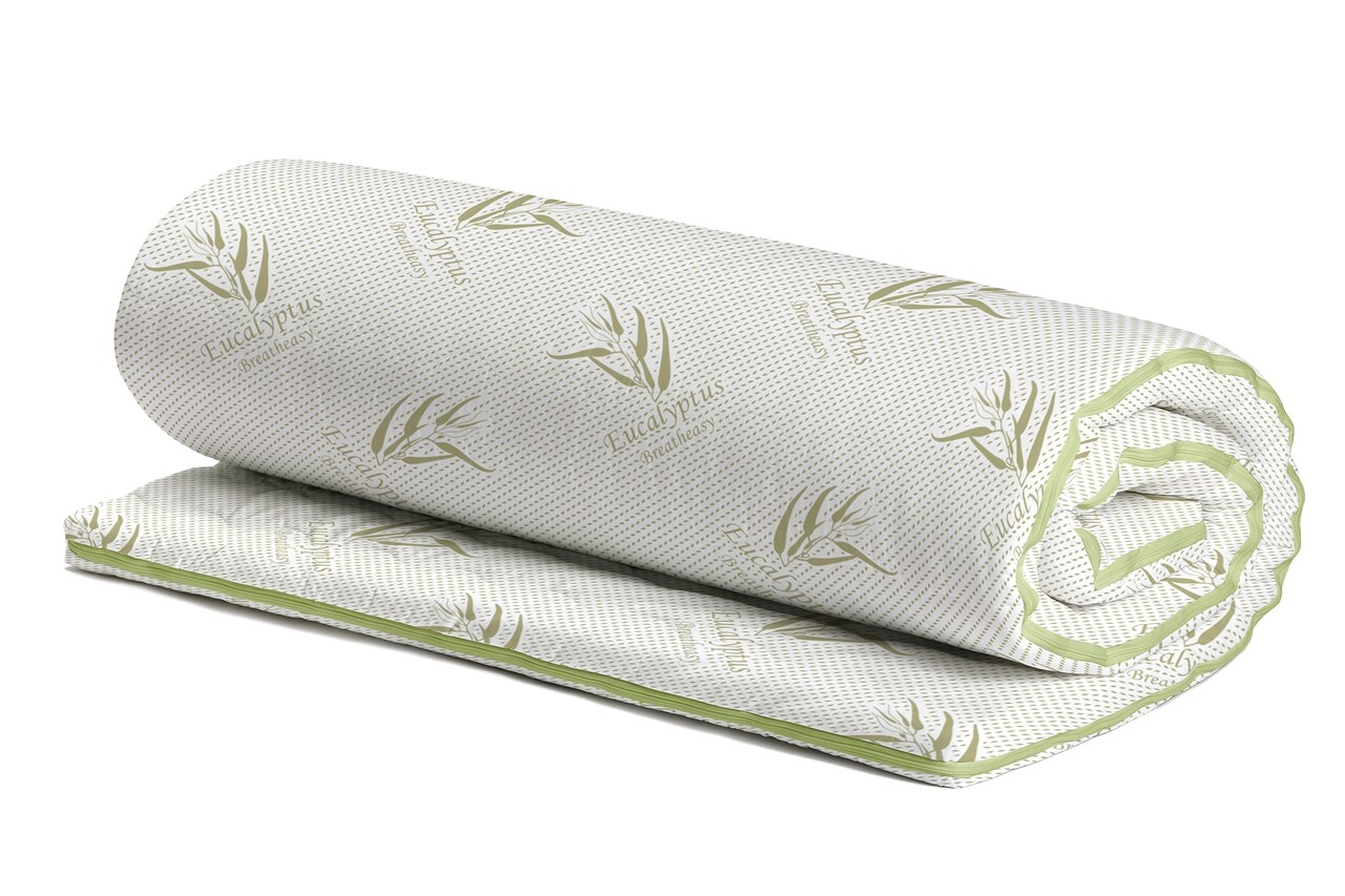 l-topper-saltea-eucalyptus-memory-7-zone-80x200-cm Topper saltea Eucalyptus Memory, 7 zone, 80x200 cm, H 5 cmTip: Memory | Greutate maxima recomandata/persoana - kg: 100 | Nivel fermitate: Medie | Proprietati: Eucalypt | Garantie: 2 ani - imagine 1