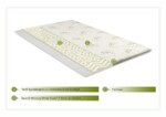 Topper saltea Eucalyptus Memory, 7 zone, 90x200 cm, H 5 cmTip: Memory | Greutate maxima recomandata/persoana - kg: 100 | Nivel fermitate: Medie | Proprietati: Eucalypt | Garantie: 2 ani - imagine 3