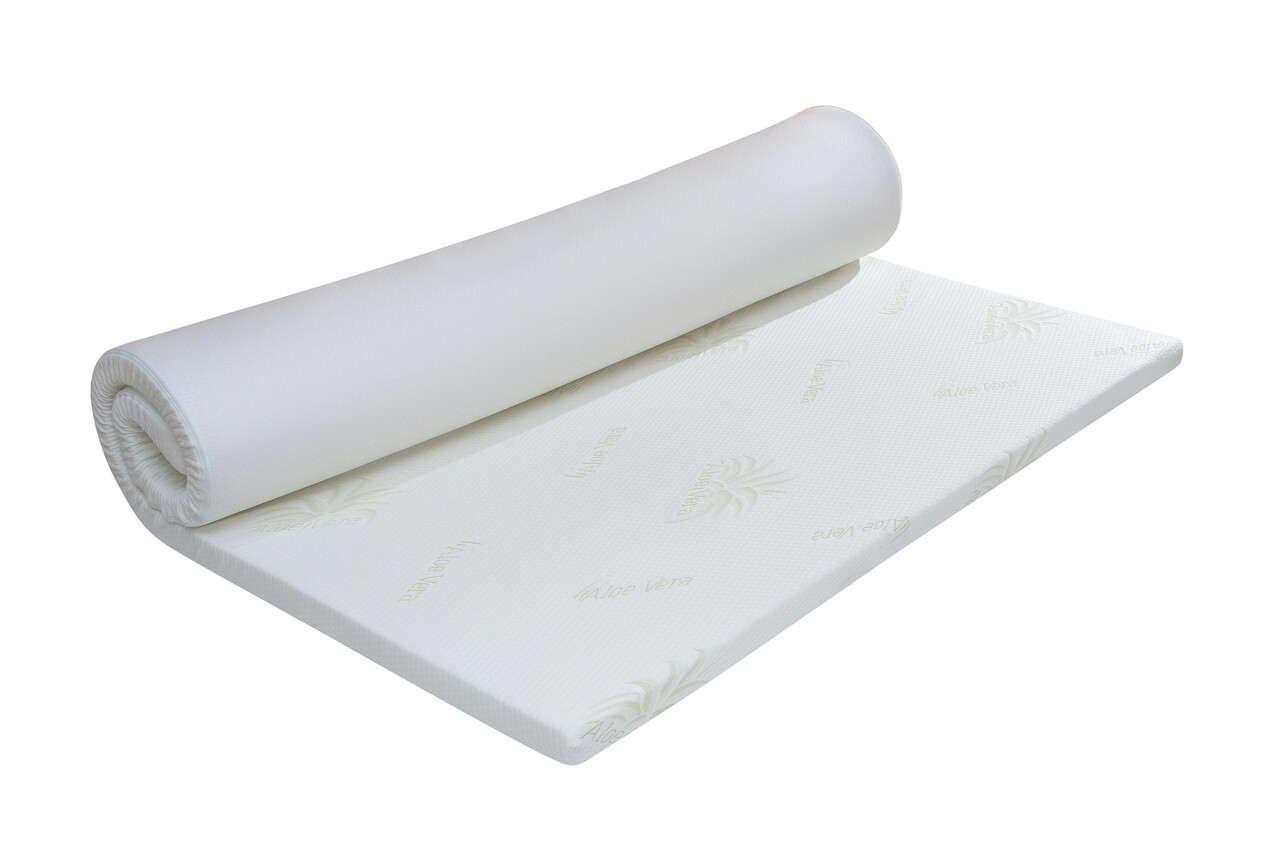 l-topper-saltea-green-future-aloe-vera-7-zone-de-confort-140x200-cm Topper saltea Green Future, Aloe Vera 7 zone de confort 140x200 cm, H 5 cmTip: Spuma poliuretanica | Greutate maxima recomandata/persoana - kg: 100 | Nivel fermitate: Medie | Proprietati: Aloe Vera | Garantie: 2 ani - imagine 1