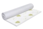 Topper saltea Green Future Aloe Vera Free Air Memory 140x190 cm, H 3 cmTip: Memory | Greutate maxima recomandata/persoana - kg: 100 | Nivel fermitate: Medie | Proprietati: Aloe Vera | Garantie: 2 ani