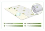 Topper saltea Green Future Aloe Vera Free Air Memory 180x200 cm, H 3 cmTip: Memory | Greutate maxima recomandata/persoana - kg: 100 | Nivel fermitate: Medie | Proprietati: Aloe Vera | Garantie: 2 ani - imagine 3